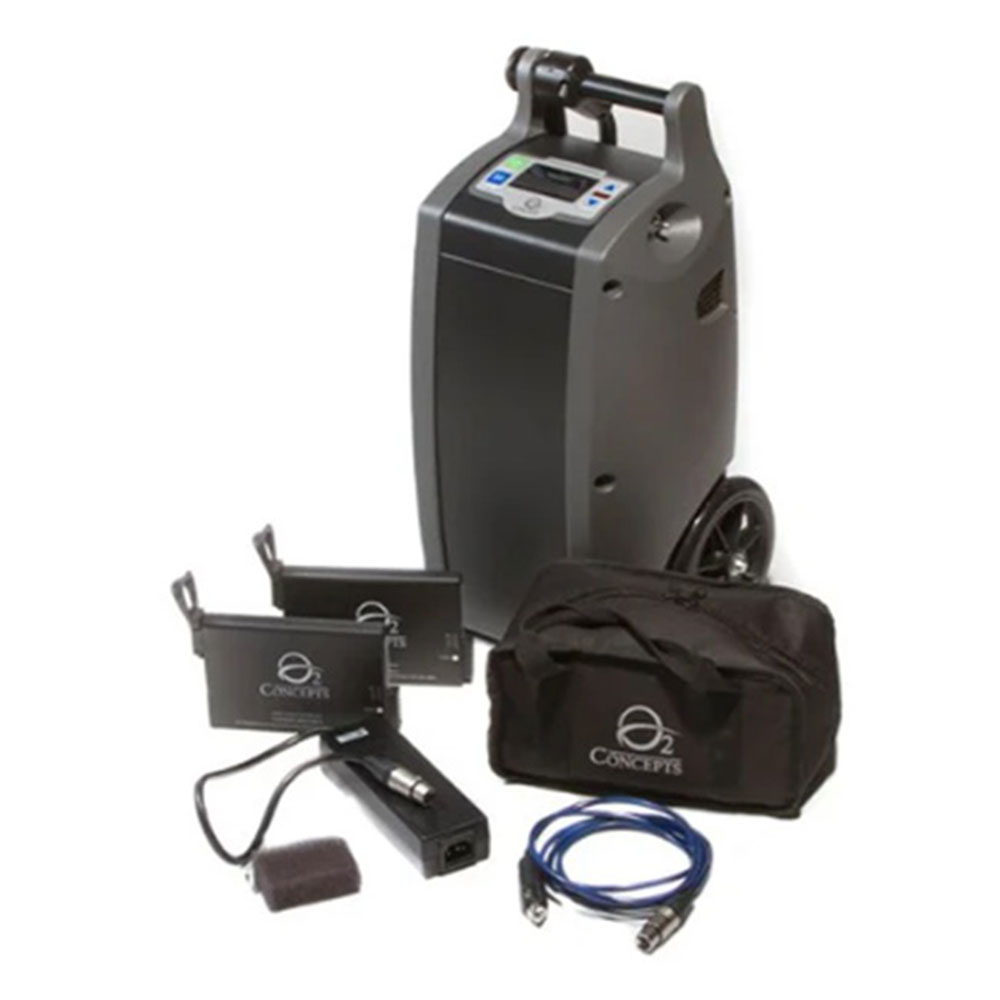 Concentrador de Oxigeno Portatil Oxlife Independence Seminuevo con Bacteria de 8 Celdas y adicional batería de 8 celdas